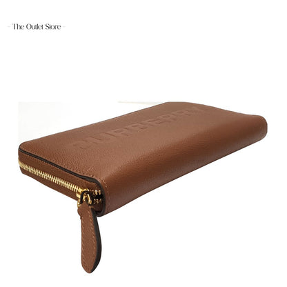BURBERRY ROUND ZIPPER LONG WALLET