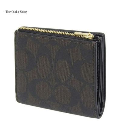 COACH SNAP WALLET IN SIGNATURE CANVAS