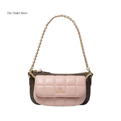 MICHAEL KORS JET SET 4-IN-1 CROSSBODY BAG SET (BROWN X PINK)