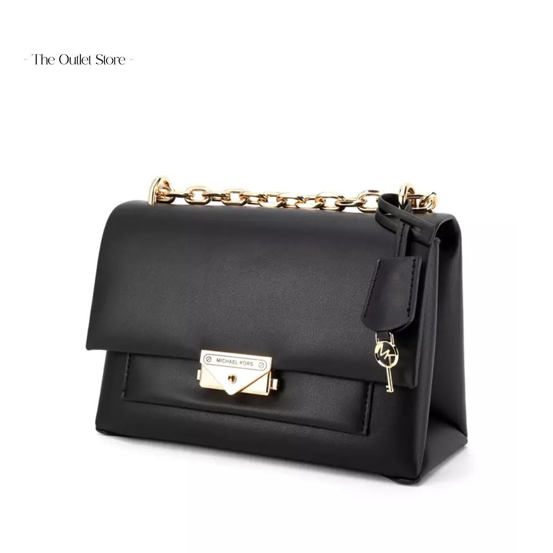 MICHAEL KORS CECE MEDIUM FAUX LEATHER SHOULDER BAG