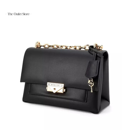 MICHAEL KORS CECE MEDIUM FAUX LEATHER SHOULDER BAG
