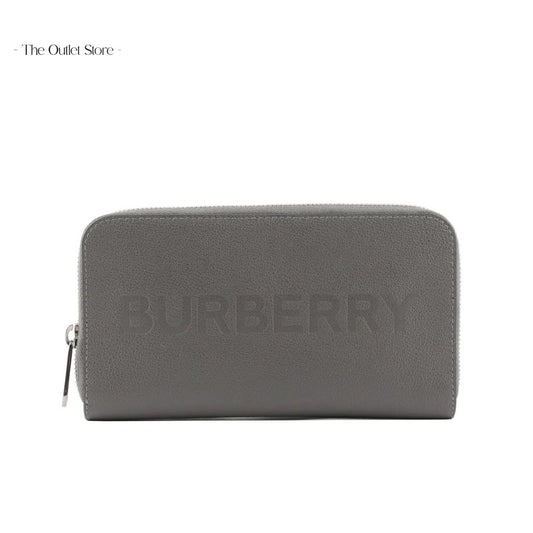 BURBERRY LEATHER WALLET (GREY)