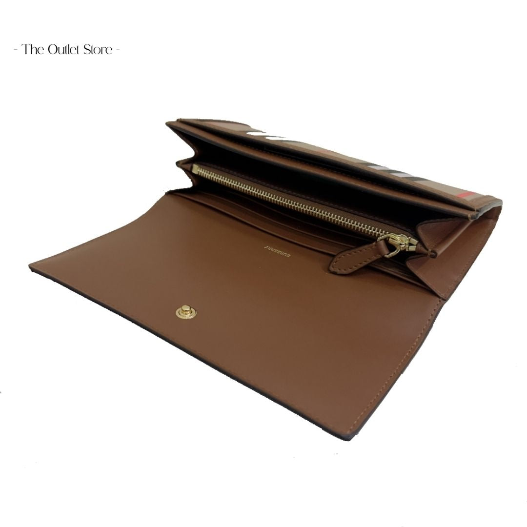 BURBERRY CONTINENTAL WALLET HALTON (TAN)