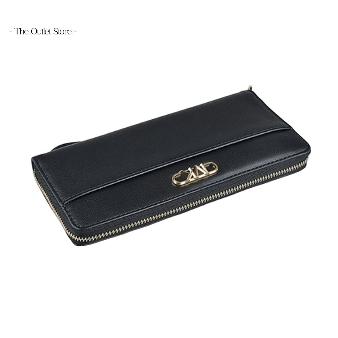 MICHAEL KORS PARKER LARGE LOGO CONTINENTAL WALLET (BLACK)