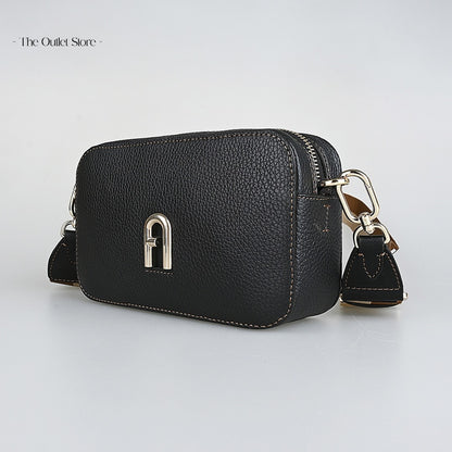 Furla Primula Mini Crossbody Bag WB00924 – Nero/Corda Naturale