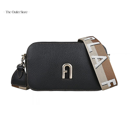 Furla Primula Mini Crossbody Bag WB00924 – Nero/Corda Naturale