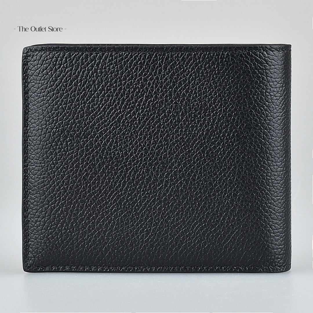 Balenciaga Cash Square Folded Wallet 594549 Black White – Back View
