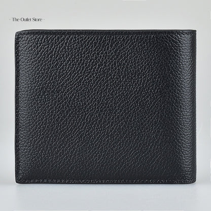 Balenciaga Cash Square Folded Wallet 594549 Black White – Back View