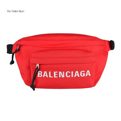 Balenciaga Wheel Belt Bag 533009 Bright Red – Front View