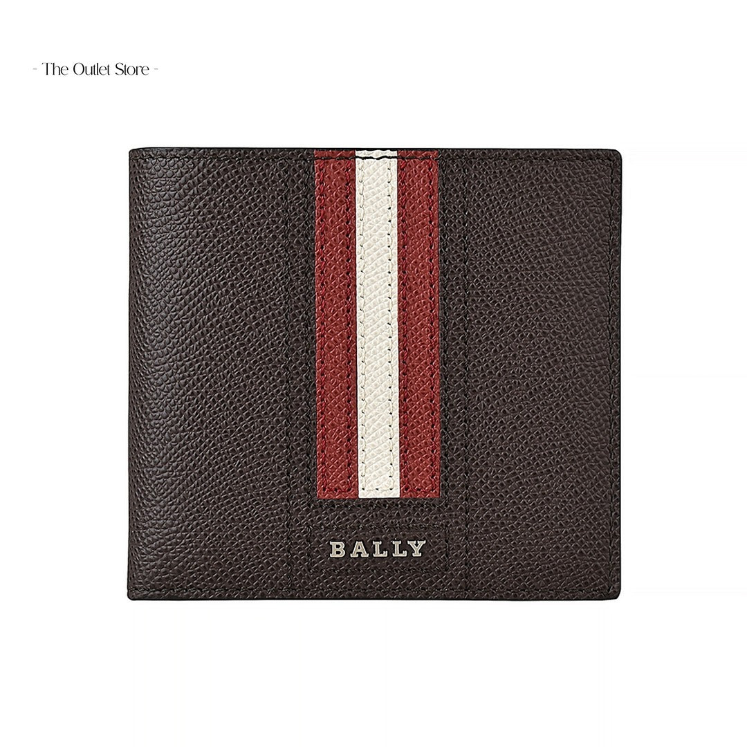 Bally Trasai Bifold Wallet 6236532 Coffee – Front View