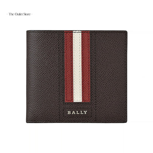 Bally Trasai Bifold Wallet 6236532 Coffee – Front View