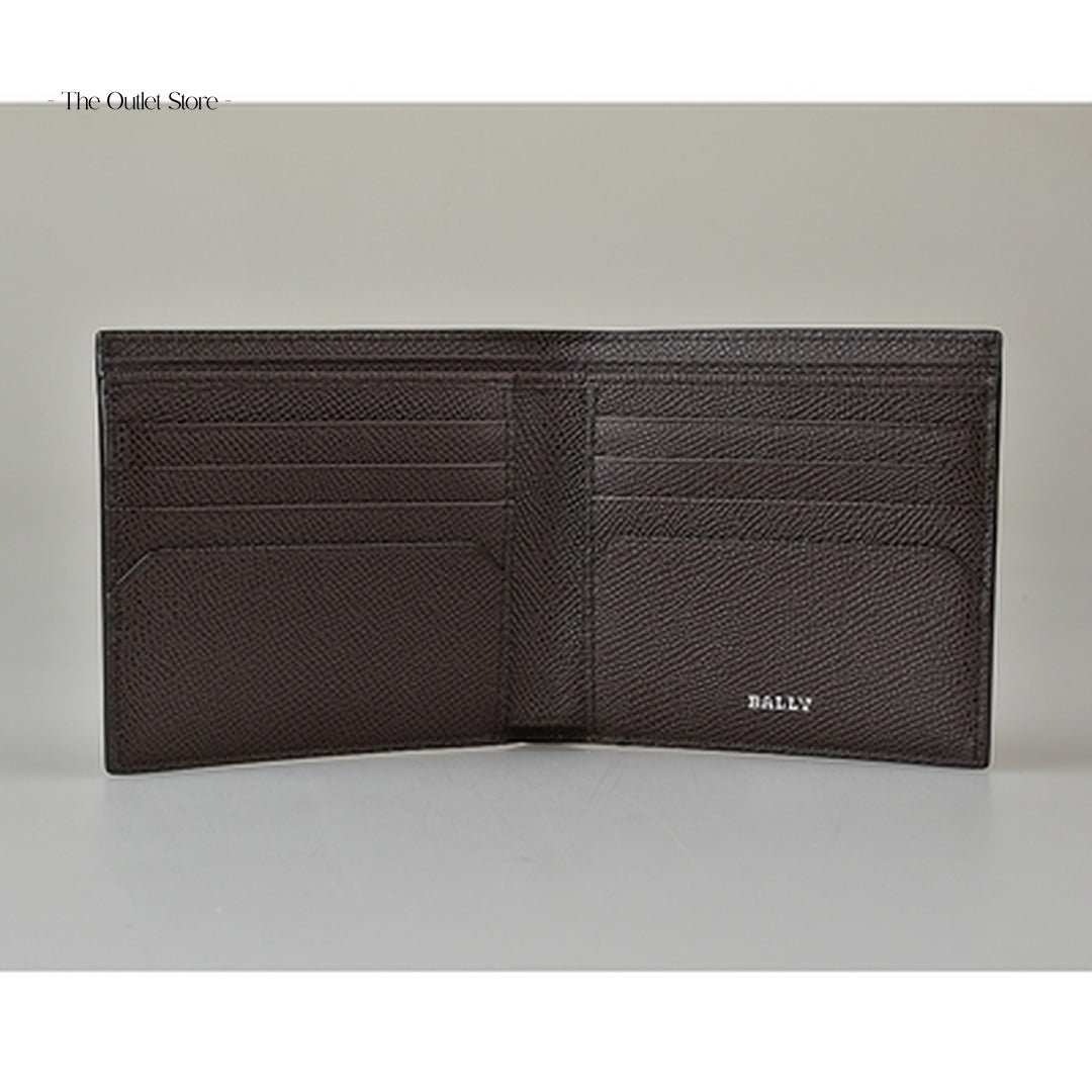 Bally Trasai Bifold Wallet 6236532 Coffee – Interior View