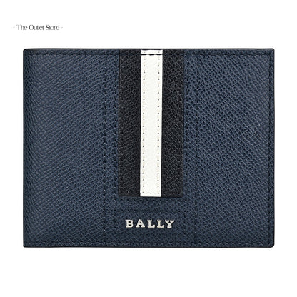 Bally Tveye Bifold Wallet 6230134 New Blue – Front View