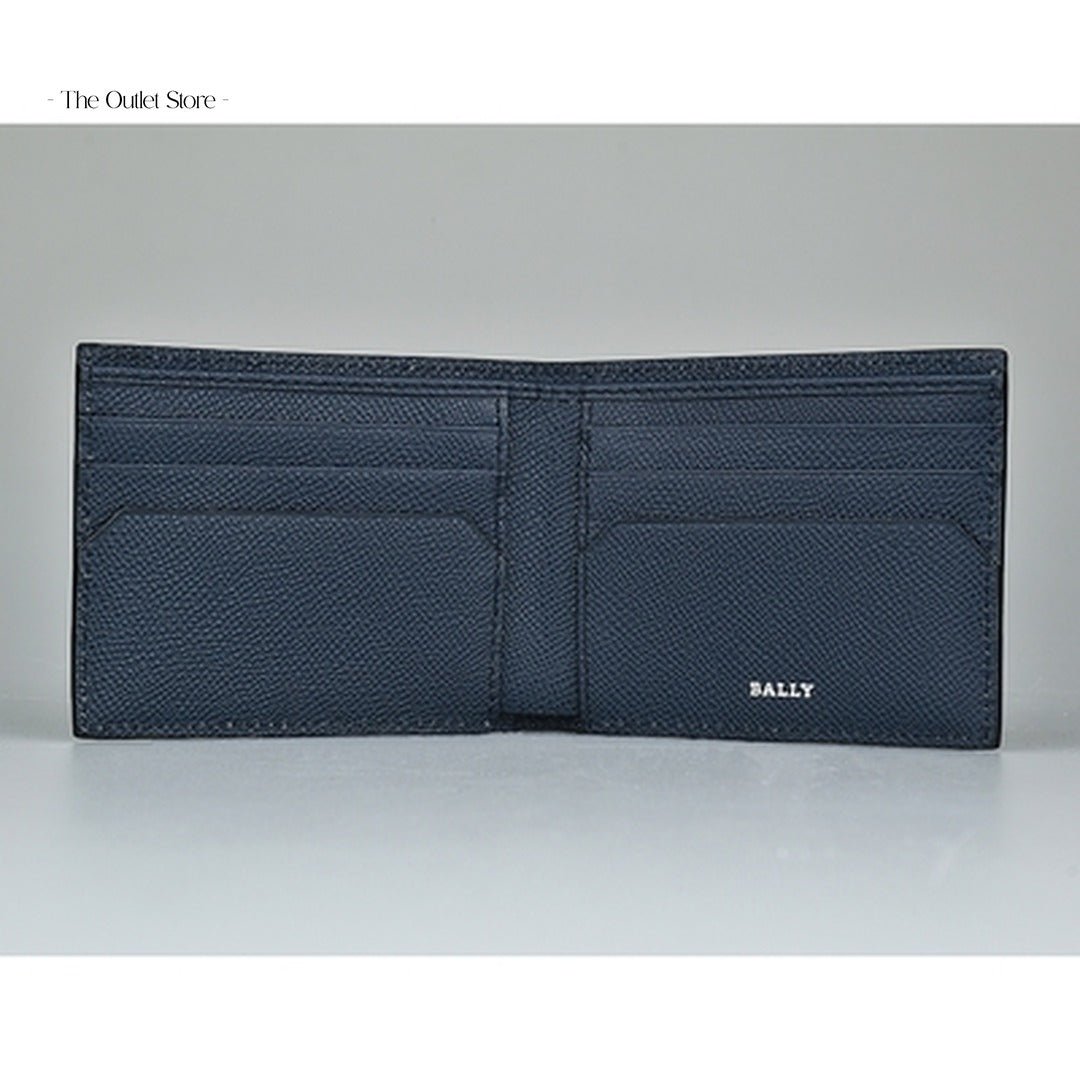 Bally Tveye Bifold Wallet 6230134 New Blue – Interior View