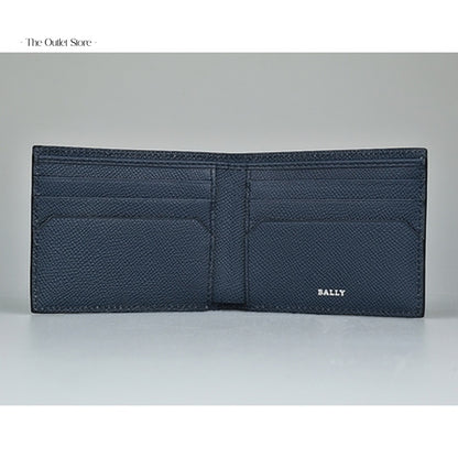 Bally Tveye Bifold Wallet 6230134 New Blue – Interior View