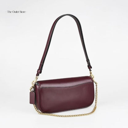 Coach Brook Flap Chain Bag CAN90 Merlot – Side View