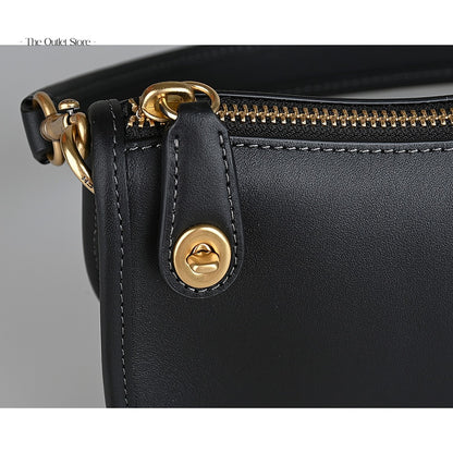Coach Swinger 20 Shoulder Bag C2643 Black – Hardware Detail