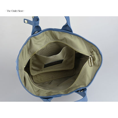 Furla Piuma Tote Bag M WB01269 Celestial Vetiver Denim – Interior View